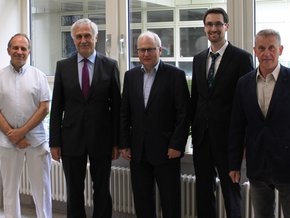 Foto der Referenten der Ärztefortbildung "10 Jahre Strahlentherapie"