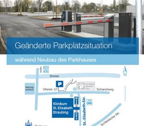 Foto vom neuen Parkplatz am Peterswöhrd