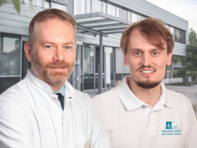 PD Dr. Jochen Grassinge, Dr. Philipp Aubele (© Johannes Lehner) Foto von PD Dr. Jochen Grassinge, Dr. Philipp Aubele