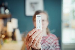 Foto von Corona-Selbsttest 